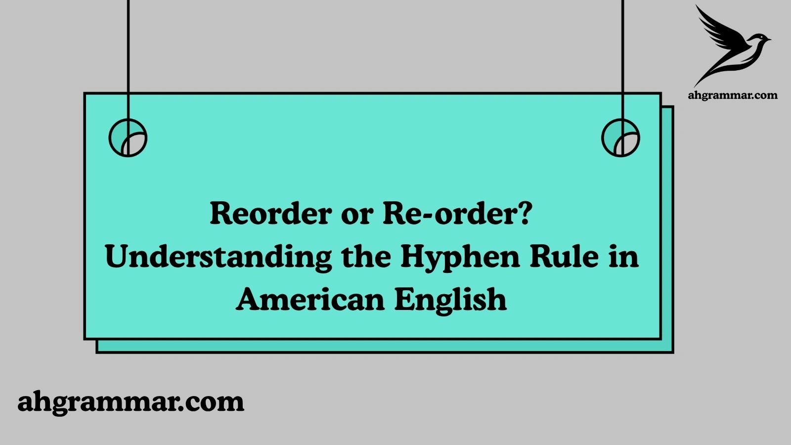 Reorder or Re-order