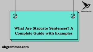 Staccato Sentences