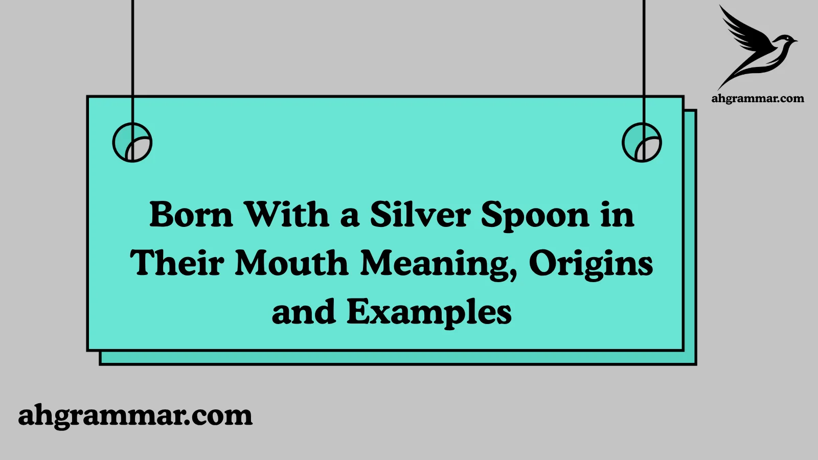Born With a Silver Spoon in Their Mouth