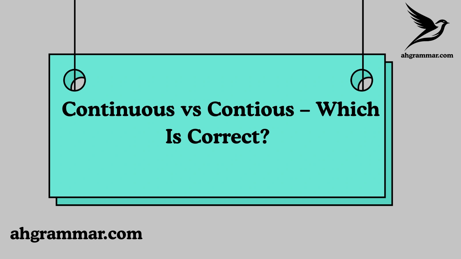 Continuous vs Contious – Which Is Correct?