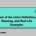 Runt of the Litter Definition