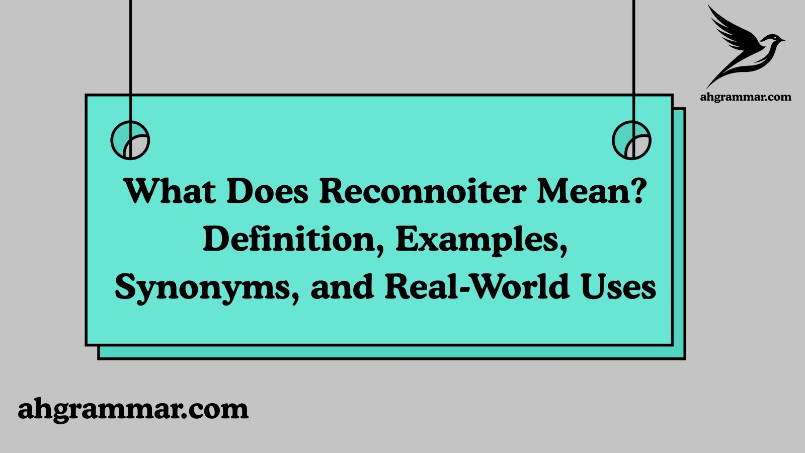 What Does Reconnoiter Mean? Definition, Examples, Synonyms, and Real-World Uses